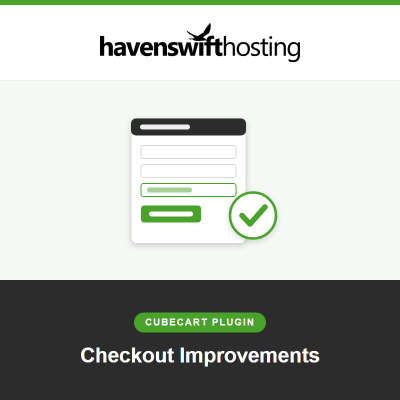 Checkout Improvements, a CubeCart extension from Havenswift Hosting