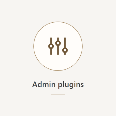 Admin plugins