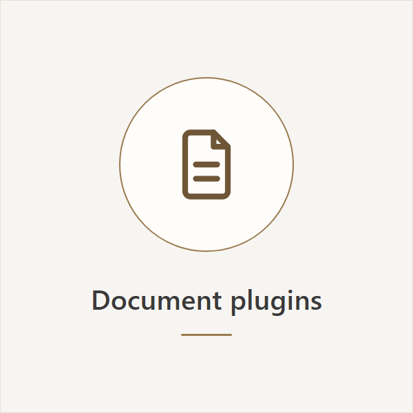 Document plugins