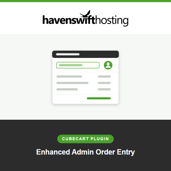 Enhanced Admin Order Entry