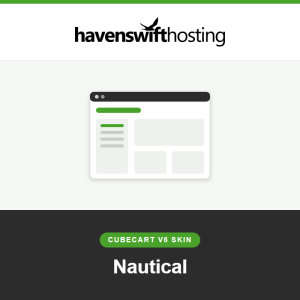 Nautical CubeCart V6 Skin